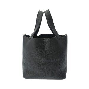 HERMES Black/Noir hand bag 802000158213000